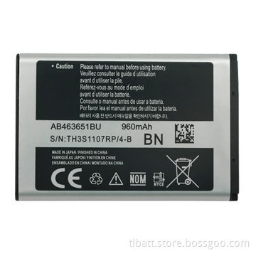 Lithium Cellphone Battery for Samsung F408/f400